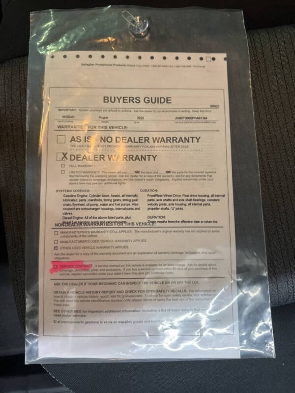 2023 Nissan Rogue SV