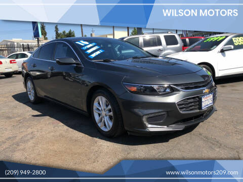 2016 Chevrolet Malibu for sale at WILSON MOTORS in Stockton CA