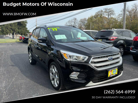 2017 Ford Escape for sale at Budget Motors of Wisconsin in Racine WI