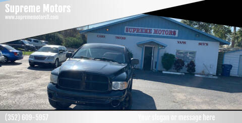 2005 Dodge Ram Pickup 1500 for sale at Supreme Motors in Leesburg FL