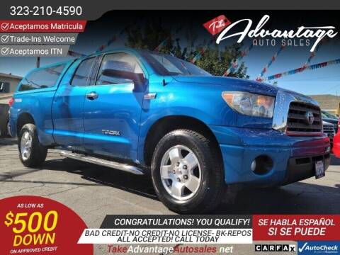 2007 Toyota Tundra for sale at ADVANTAGE AUTO SALES INC in Bell CA