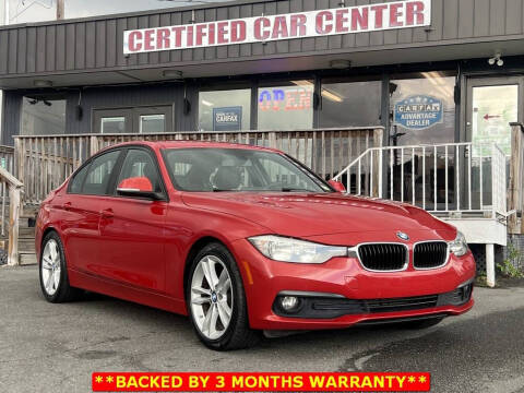 2016 BMW 3 Series for sale at CERTIFIED CAR CENTER in Fairfax VA