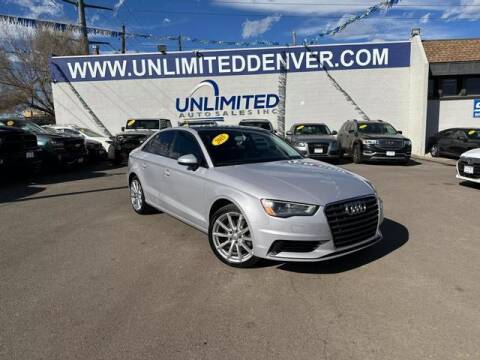 2015 Audi A3 for sale at Unlimited Auto Sales in Denver CO