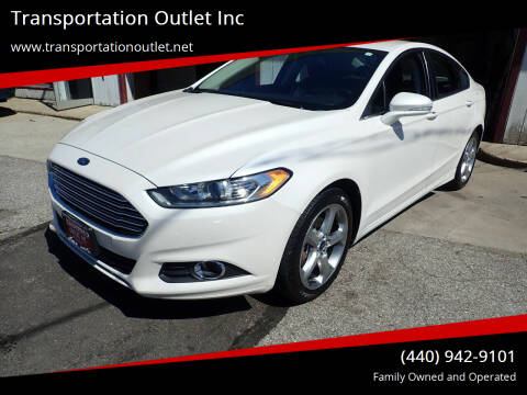 2015 Ford Fusion for sale at Transportation Outlet Inc in Eastlake OH