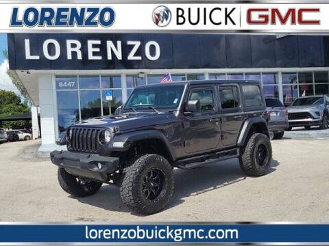 2020 Jeep Wrangler Unlimited for sale at Lorenzo Buick GMC in Miami FL