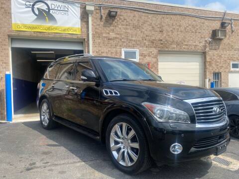 2013 Infiniti QX56 for sale at Godwin Motors INC in Silver Spring MD