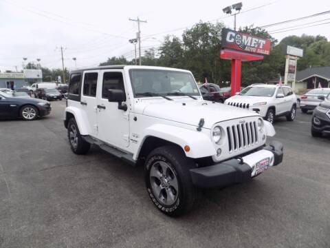 2016 Jeep Wrangler Unlimited for sale at Comet Auto Sales in Manchester NH