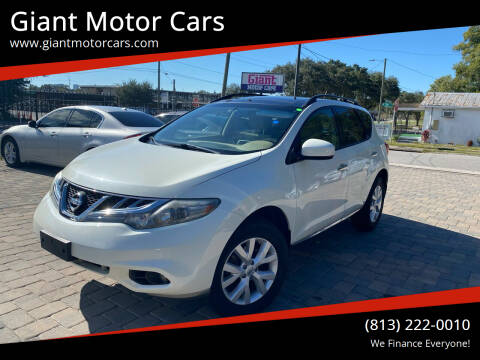 2011 Nissan Murano for sale at Giant Motor Cars in Tampa FL