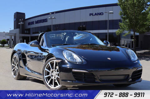 2013 Porsche Boxster for sale at HILINE MOTORS in Plano TX