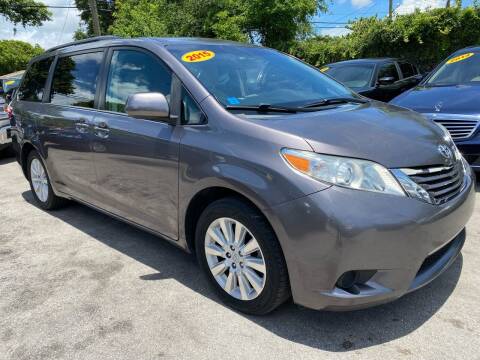 2015 Toyota Sienna for sale at Plus Auto Sales in West Park FL