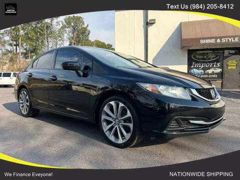 2015 Honda Civic for sale at Shine & Style Imports LLC in Raleigh NC