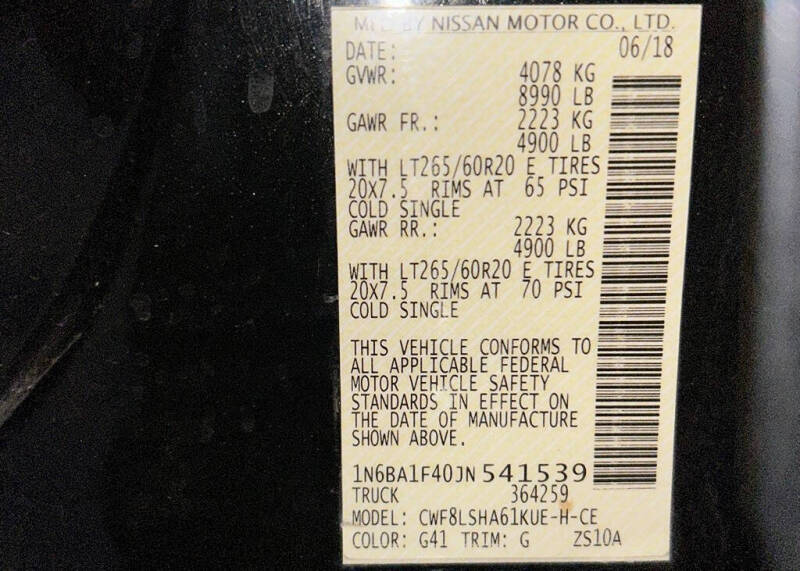 2018 Nissan Titan XD SL