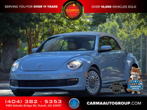 2013 Volkswagen Beetle Convertible for sale at Carma Auto Group in Duluth GA