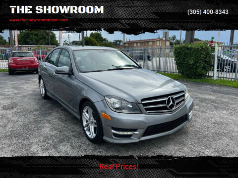 2014 Mercedes-Benz C-Class for sale at THE SHOWROOM in Miami FL