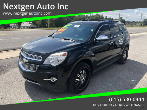 2012 Chevrolet Equinox for sale at Nextgen Auto Inc in Smithville TN