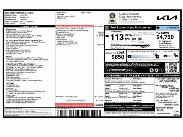 2023 Kia Niro EV Wind