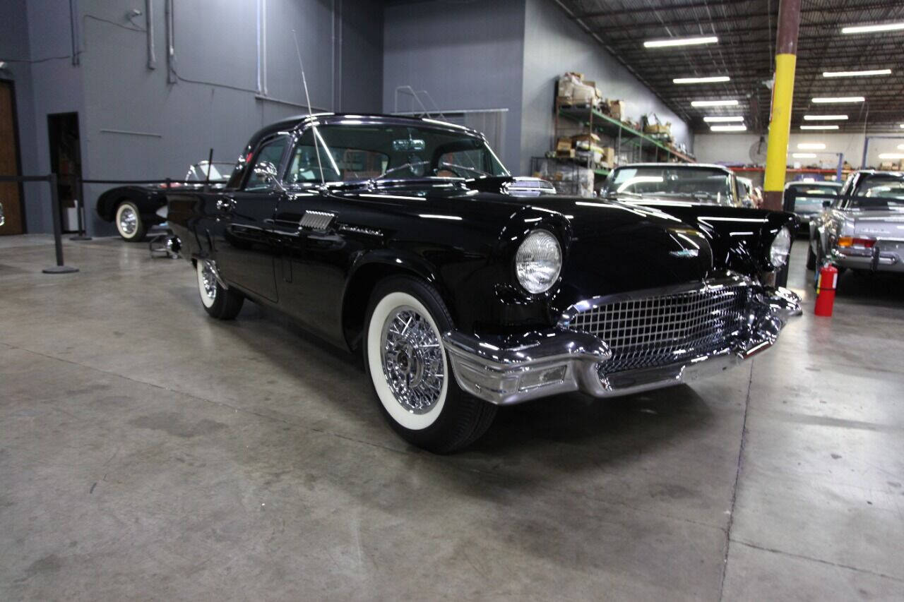 Black 1957 Ford Thunderbird Convertible 1