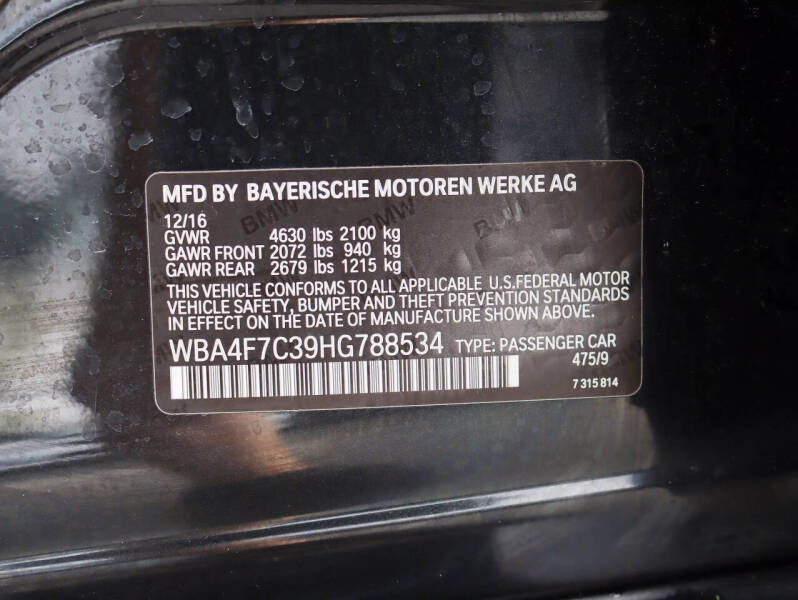 2017 BMW 4 Series 430i Gran Coupe