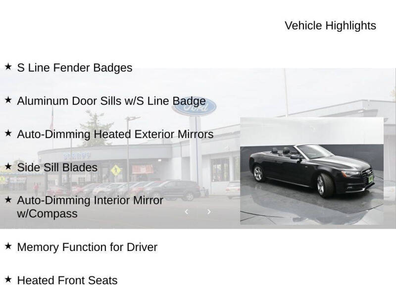 2015 Audi A5 2.0T quattro Premium Plus