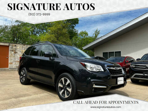 2018 Subaru Forester for sale at Signature Autos in Austin TX