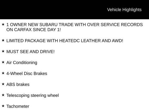 2016 Subaru Outback 2.5i Limited