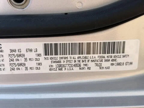2012 RAM 1500 Big Horn