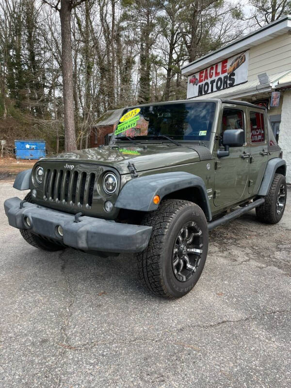 2015 Jeep Wrangler Unlimited for sale at Eagle Motors in Chesterfield VA