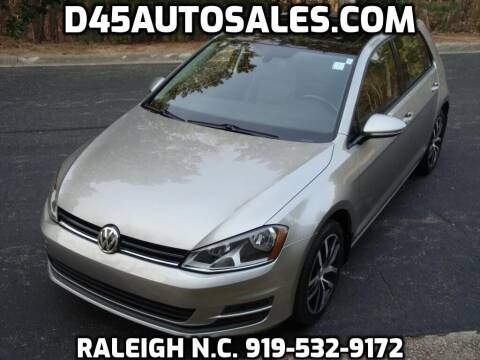 2016 Volkswagen Golf for sale at D45 Auto Brokers in Raleigh NC