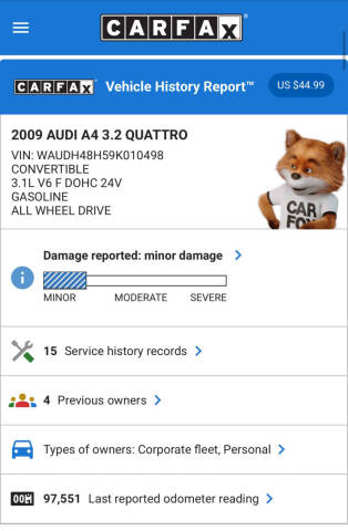 2009 Audi A4 3.2 quattro