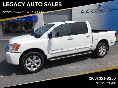 2012 Nissan Titan for sale at LEGACY AUTO SALES in Boise ID