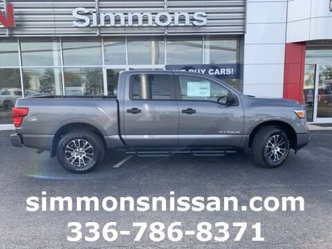 2022 Nissan Titan for sale at SIMMONS NISSAN INC in Mount Airy NC