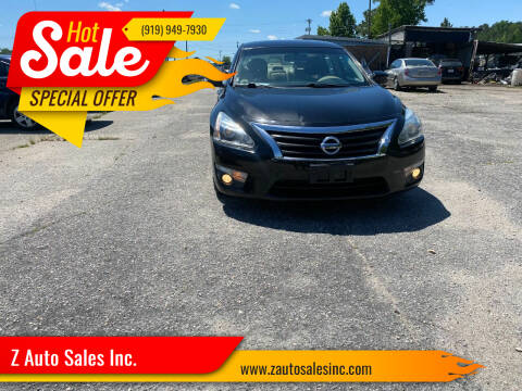 2013 Nissan Altima for sale at Z Auto Sales Inc. in Rocky Mount NC
