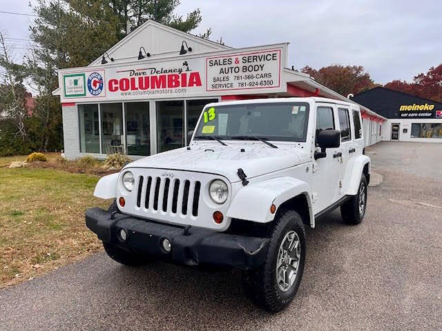 2013 Jeep Wrangler Unlimited for sale at Dave Delaney's Columbia Motors in Hanover, MA