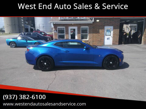 2016 Chevrolet Camaro for sale at West End Auto Sales & Service in Wilmington OH