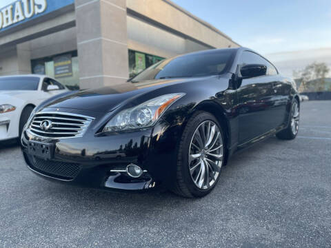 2014 Infiniti Q60 Coupe for sale at AutoHaus Loma Linda in Loma Linda CA