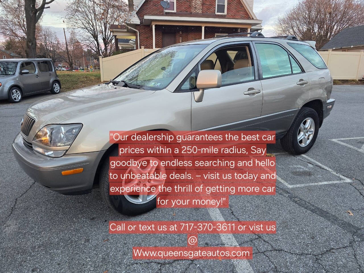 2000 Lexus RX 300 for sale at QUEENSGATE AUTO SALES in York, PA