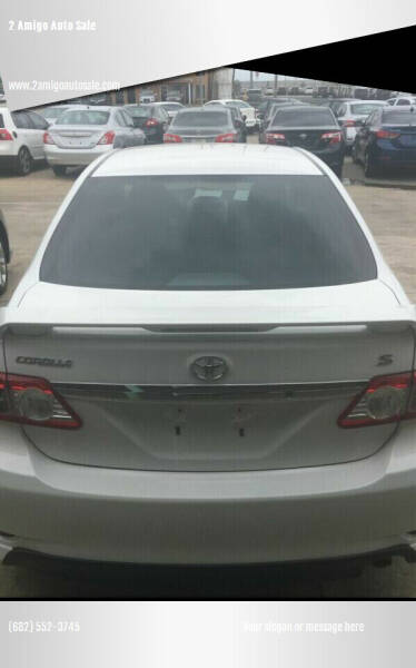 2013 Toyota Corolla for sale at 2 Amigo Auto Sale in Arlington TX