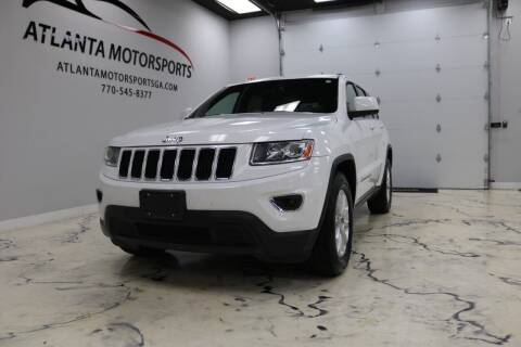 2014 Jeep Grand Cherokee for sale at Atlanta Motorsports in Roswell GA