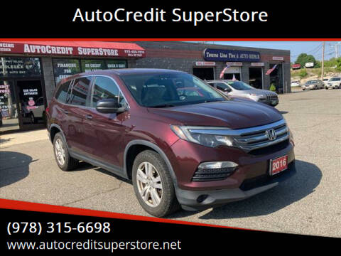 2016 Honda Pilot for sale at AutoCredit SuperStore in Lowell MA