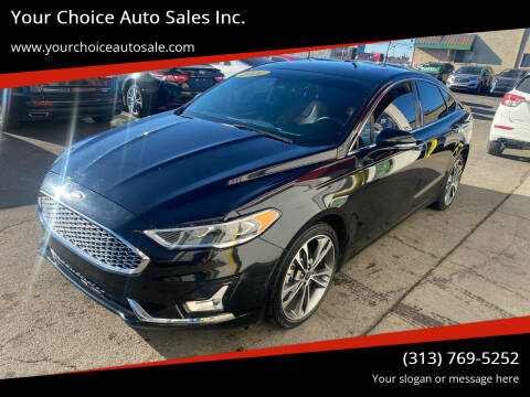 2020 Ford Fusion for sale at Your Choice Auto Sales Inc. in Dearborn MI