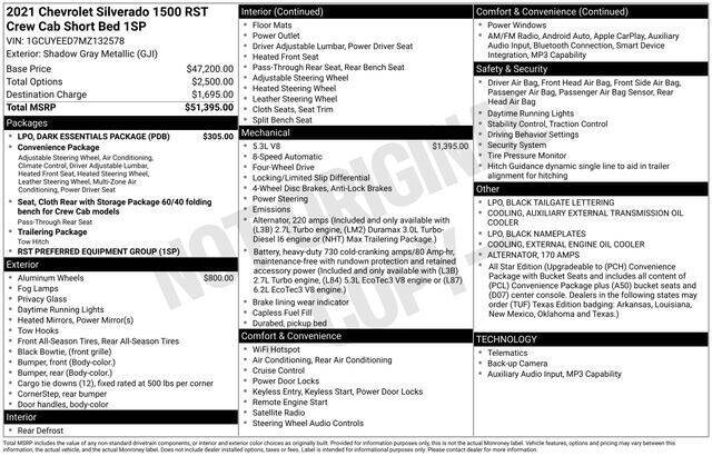 2021 Chevrolet Silverado 1500