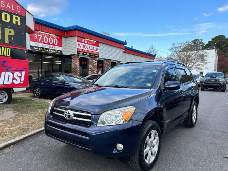 2007 Toyota RAV4 for sale at HW Auto Wholesale in Norfolk VA