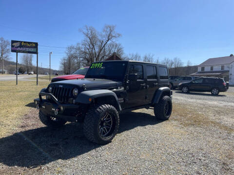 2018 Jeep Wrangler JK Unlimited for sale at Brush & Palette Auto in Candor NY