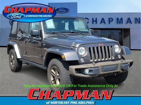 2016 Jeep Wrangler Unlimited for sale at CHAPMAN FORD NORTHEAST PHILADELPHIA in Philadelphia PA