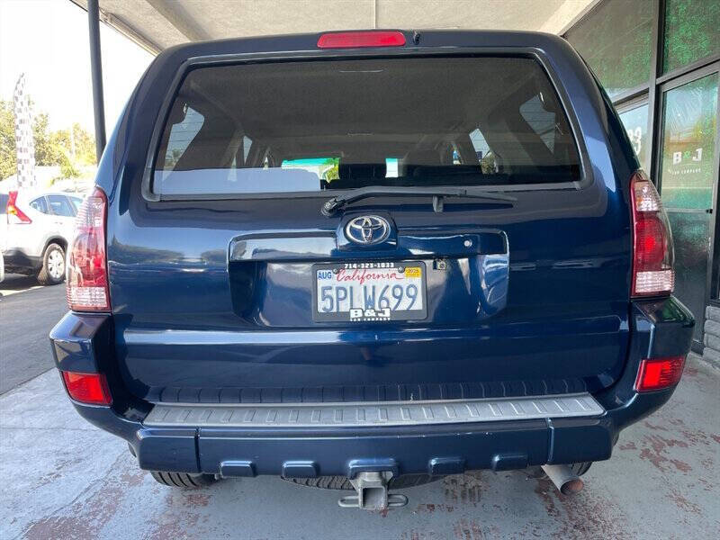 2005 Toyota 4Runner for sale at B & J Car Company in Orange, CA