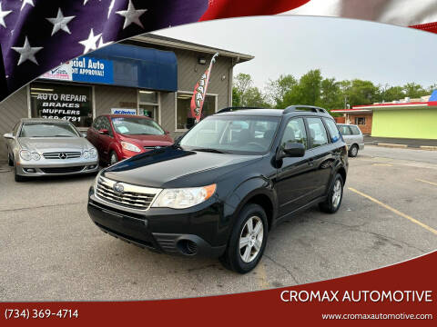 2010 Subaru Forester for sale at Cromax Automotive in Ann Arbor MI