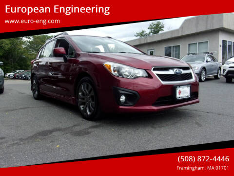 2014 Subaru Impreza for sale at European Engineering in Framingham MA