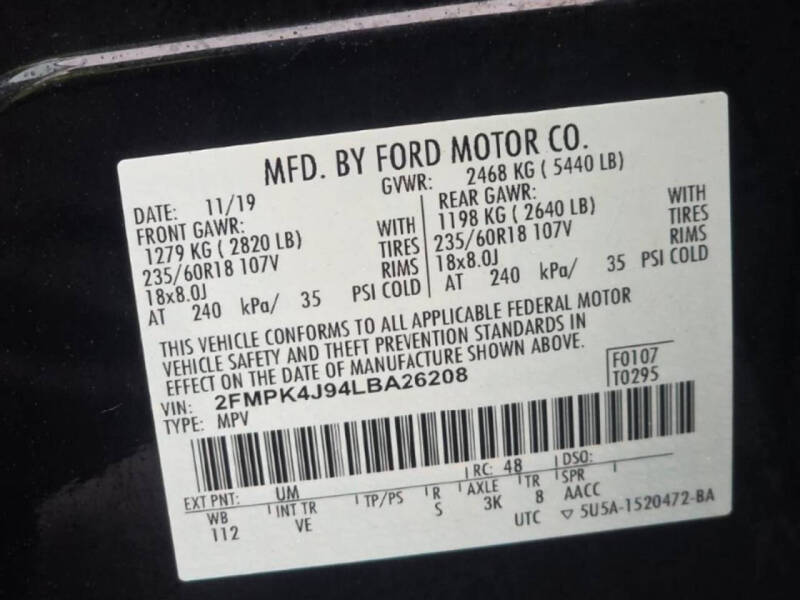 2020 Ford Edge SEL
