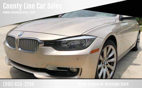 2013 BMW 3 Series for sale at County Line Car Sales Inc. in Delco NC