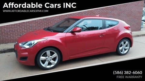 2013 Hyundai Veloster for sale at Affordable Cars INC in Mount Clemens MI